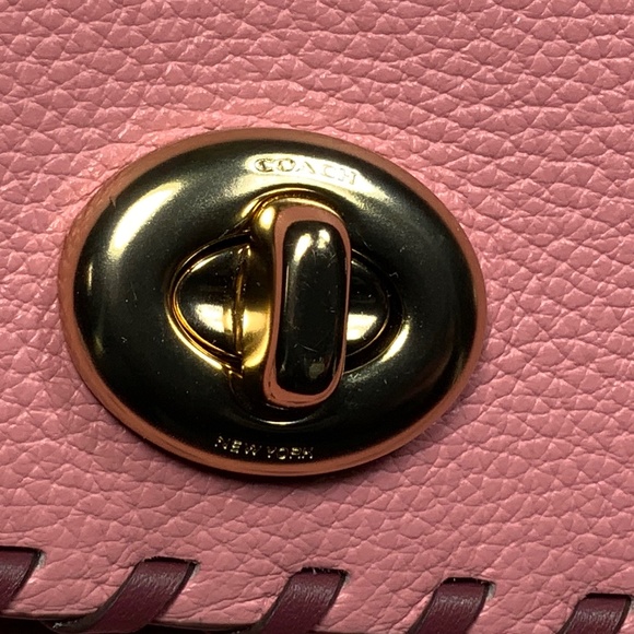 Coach Marlie Top Handle Satchel Crossbody - Pink - Picture 7 of 16